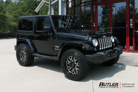 Jeep Wrangler with 20in Black Rhino Pismo Wheels Black Two Door Jeep Wrangler, Jeep Wrangler Hard Top, Two Door Jeep Wrangler, Black Jeep Wrangler, Jeep Sahara, Black Rhino Wheels, 2008 Jeep Wrangler, 2013 Jeep Wrangler, Jeep Photos