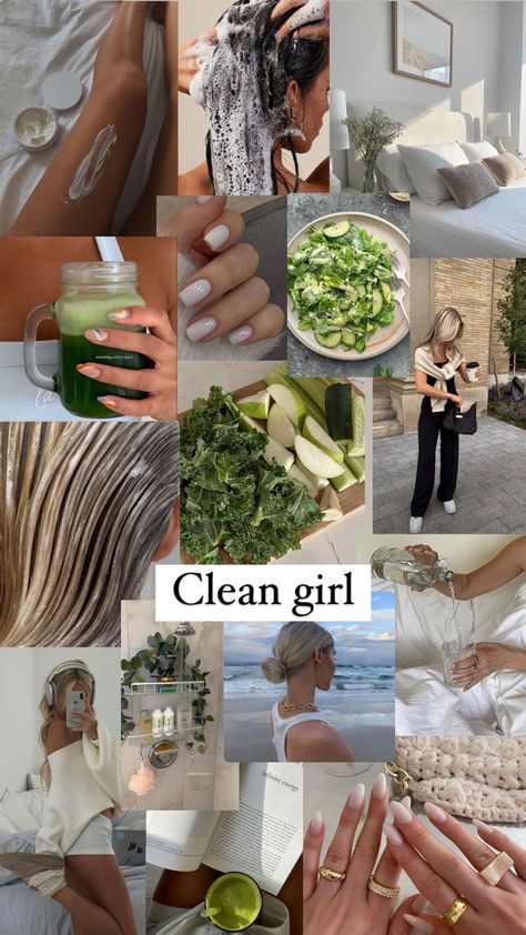 #aesthetic #clean #health #moodboard #inspiration Smink Inspiration, Life Vision Board, Clean Lifestyle, Vision Board Inspiration, Healthy Food Motivation, Healthy Lifestyle Motivation, Healthy Girl, Healthy Lifestyle Inspiration, Glow Up Tips