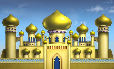 Stock: Aladdin Arabian Palace backdrop by Greyfaerie4 on DeviantArt Alladin Castle, Aladin Castle, Princess Jasmine Castle, Agrabah Palace, Arabian Castle, Aladdin Castle, Aladdin Palace, Jasmine Castle, Arabian Palace