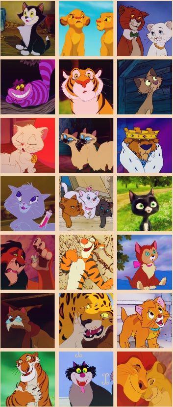 Cats Of Disney, Disney Cats Wallpaper, Disney Cats Tattoo, Disney Cat Tattoo, Disney Cats Characters, Disney Movie Tattoos, Disney Animal Characters, Disney Characters Animals, Disney Aristocats
