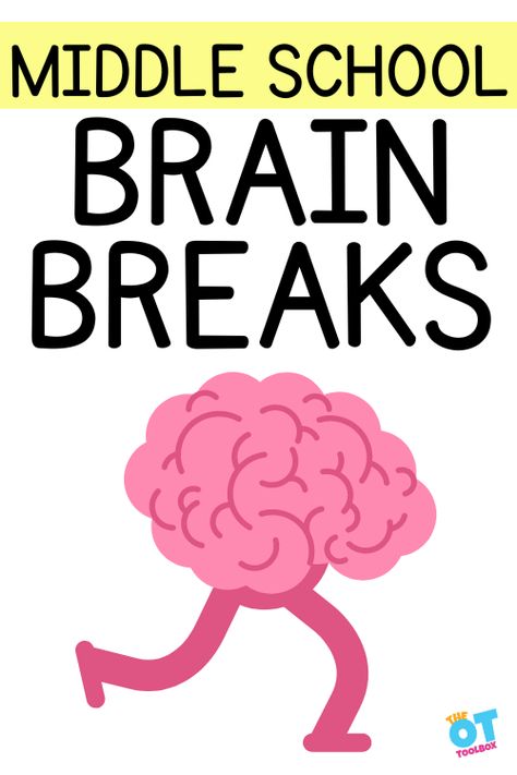 Fun Brain Breaks For Middle School, Fifth Grade Brain Breaks, Cool Middle School Classrooms, Attention Grabbers For Middle School, Wellness Activities For Middle School, Mindfulness Activities For Middle School, Middle School Substitute Teacher, Mental/emotional Health Activities Middle School, Fun Classroom Activities Middle School