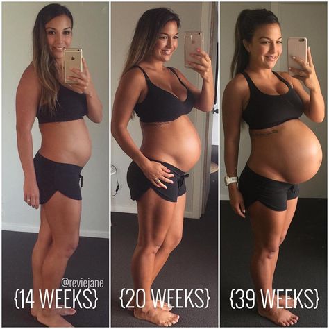 Mom Who Looked 'Full Term' at 24 Weeks Pregnant Urges Others Not to Judge | PEOPLE.com Pregnant Crossfit, Revie Jane, 39 Weeks Pregnant, 24 Weeks Pregnant, Baby Bump Pictures, Belly Bump, Pregnancy Bump, Baby Bump Photos, Pregnant Model