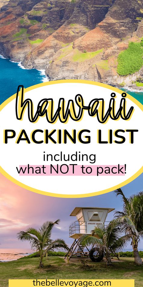 Packing List Hawaii, Packing For Hawaii, Hawaii In February, Hawaii Vacation Outfits, Hawaii Trip Planning, Hawaii Vacation Tips, Hawaii Packing List, Hawaii Packing, Hawaiian Cruises