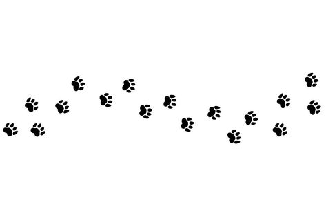Animal steps trail. Pets foot prints, cat or dog road vector illustration. Foot pet print, animal step footprint trace trail silhouette Footprint Illustration, Dog Footprint, Road Vector, Animal Footprints, Watercolor Dog, Dotted Line, Animal Drawings, Paw Print, Print Patterns