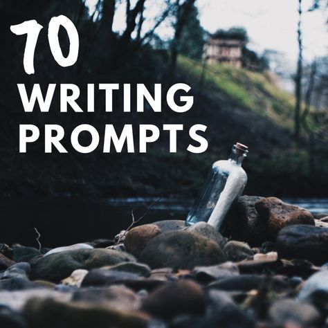 Need a prompt to get you going? Find 70 suggestions here. Creative Writing Pictures, Short Story Writing Prompts, Scene Writing Prompts, 4th Grade Writing Prompts, Novel Writing Outline, Fiction Writing Prompts, Writer Prompts, Persuasive Writing Prompts, Writing Mini Lessons