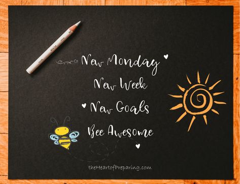 Monday is always a great start to review your goals and take a new perspective and a new approach to your week. New Monday | New Week | New Goals | Bee Awesome Monday New Week, New Week New Goals, New Goals, Taffy, New Week, New Perspective, Happy Monday, Old Fashioned, Blogging