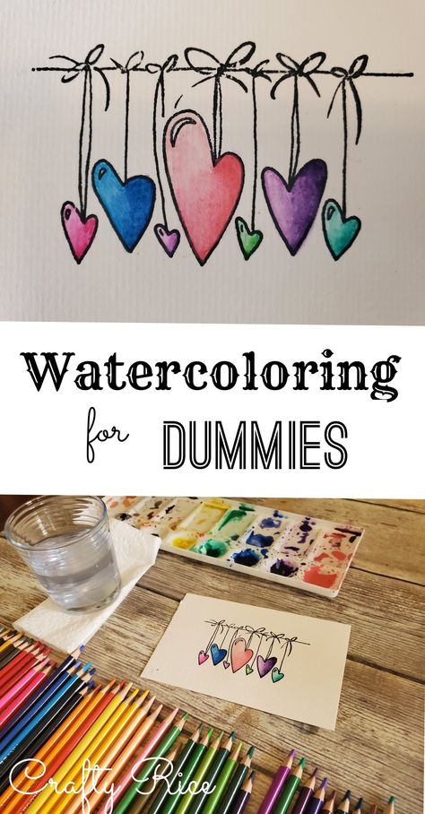 Step by  step watercolor, how to paint if you can't draw, if you can color then you   can paint with watercolor, painting tutorial, watercoloring is as easy as   coloring with colored pencils, learn how to paint with watercolor. You can master watercolor painting even if you can't draw, if you can color then you can paint with watercolor pencils, Watercolor supplies, What to do with all those stamps, using waterproof archival ink, watercolor tecnhiques, using stamps with watercolor, Water Color Pencil Easy, Watercolor With Stamps, Watercolour Pencil Art Easy, Watercolor Art Dog Easy, How To Paint With Watercolor Pencils, Watercolor Pencil Art Ideas Easy, Learning To Paint With Watercolors, Watercolor Pencils Art For Beginners, Watercolor Coloring Pages Free Printable