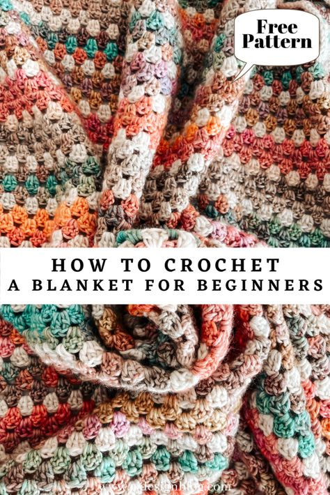 How to crochet a Granny stripes blanket Amigurumi Patterns, Crochet Blanket Granny Stripe, Granny Stripe Crochet, Granny Stripe Blanket, Striped Crochet Blanket, Crochet Throw Pattern, Granny Square Crochet Patterns, Granny Square Crochet Patterns Free, Crochet Blanket Designs