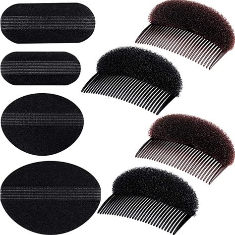 Amazon.com: Bump It Up Volume Hair Base Set Styling Insert Braid Tool Hair Bump Up Comb Clip Sponge Bun Hair Pad Accessories for Women Girls DIY Hairstyle (8 Pieces): Beauty Hair Bump, Diy Hairstyle, Bump Hairstyles, Hair Base, Bump It, Hair Accessories Bun, Braid Tool, Hair Garland, Tools For Women