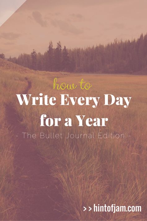 How to Write Every Day for a Year - The Bullet Journal Edition | Hint of Jam Writers Notebook, Writing Process, Write Every Day, A Writer's Life, Writers Write, Writing Worksheets, Writing Resources, Writing Life, Writers Block