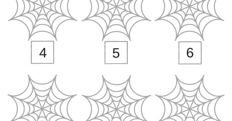 spiders web fingerprint printable.pdf Tree Fingerprint, Spider Activities, Falling Leaf, Spiders Web, Counting Activity, Writing School, Fall Tree, Counting Activities, Number Recognition