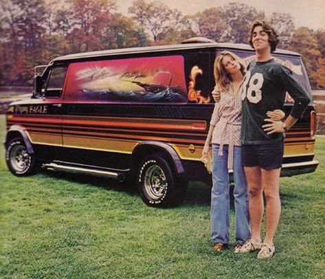 Early Adopters Hippies, Station Wagon, 70s Van, Ford Van, Vw T3, Cool Vans, Custom Vans, Mellow Yellow, The Good Old Days