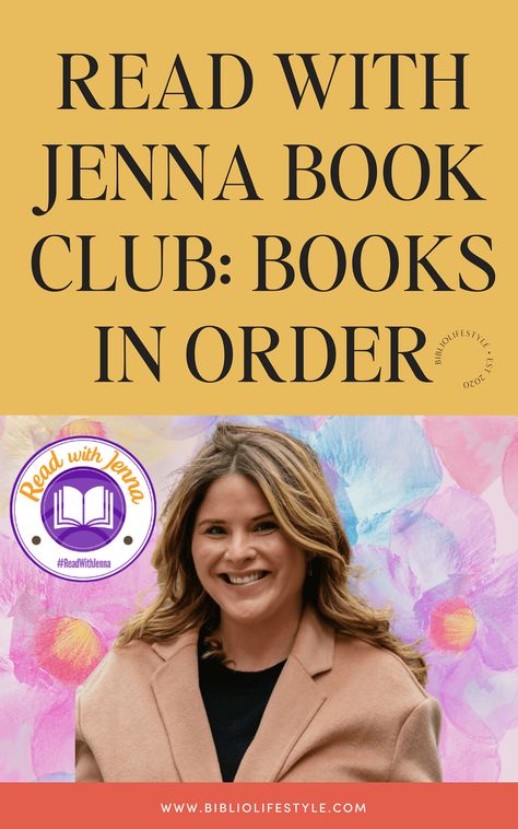 Read With Jenna Book Club List - Books In Order Read With Jenna Book Club, Jenna Bush Hager Book Club, Book Club List, List Of Favorites, Reading Slump, Jenna Bush Hager, Book Club Reads, Online Book Club, Jenna Bush
