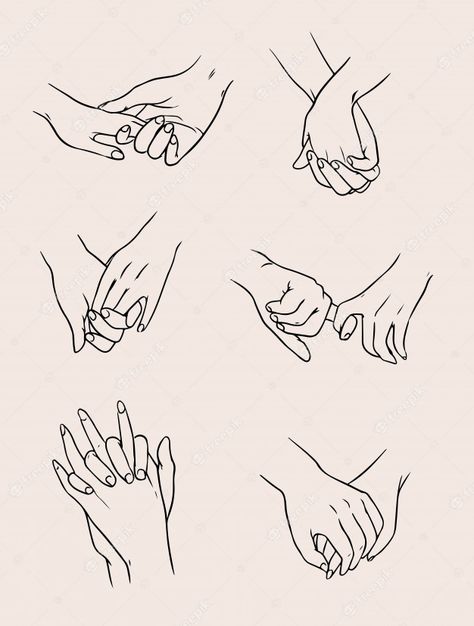 Holding Hands Sketch, Couples Holding Hands, Holding Hands Drawing, Drawings For Beginners, People Holding Hands, Girls Holding Hands, Girl Drawing Easy, People In Love, Easy Drawings For Beginners