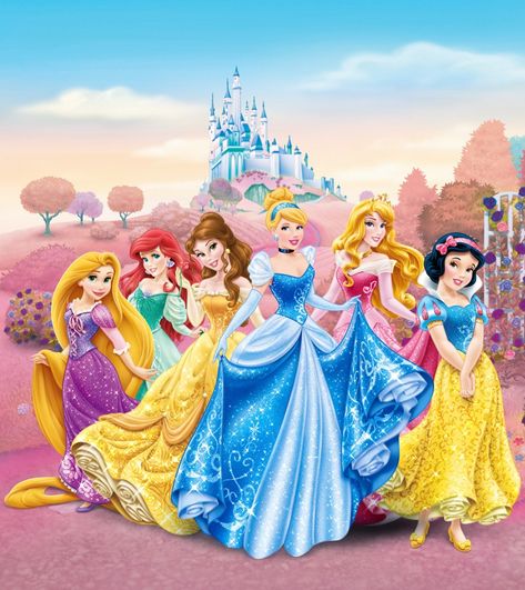 Disney Wall Murals, Princesa Ariel Disney, Mural Room, Disney Princess Castle, Walt Disney Princesses, Disney Characters Wallpaper, All Disney Princesses, New Disney Princesses, Wallpaper Disney