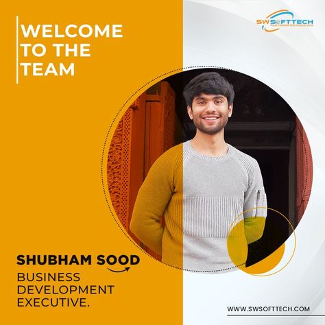 New Hiring - SW SOFTTECH Welcome To The Team Design, Welcome Post, Welcome To The Team, Social Media Ideas Design, Welcome Aboard, Welcome Poster, Team Player, Business Development, Business Flyer