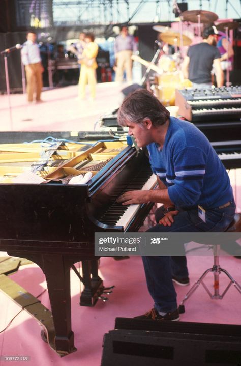 News Photo : Rolling Stones tour manager and musician Ian... Rolling Stones Tour, Ron Woods, Tour Manager, Taylor Guitar, Atlantic Records, Keith Richards, Lady And Gentlemen, Still Image, On Stage