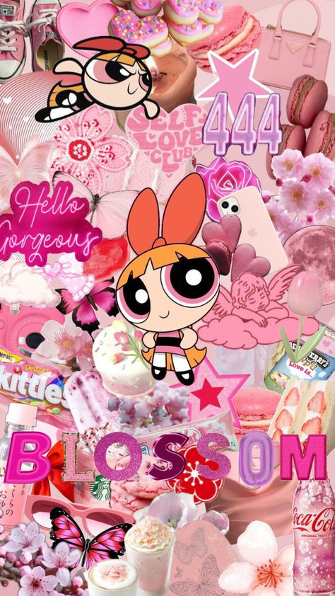 #blossom #powerpuffgirls #pink #blossomppg Powerpuff Blossom Aesthetic, Powerpuff Girls Aesthetic Blossom, Blossom Wallpaper Powerpuff, Blossom Powerpuff Wallpaper, Power Puff Girls Blossom, Powerpuff Blossom, Blossom Powerpuff, Girly Acrylic, Powerpuff Kızları