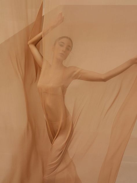 Chiffon Photoshoot, Nude Aesthetic Photoshoot, Sheer Fabric Photoshoot, Roommate Photoshoot, Sheer Aesthetic, Lingerie Editorial, Bra Sheer, Illusion Photos, Life Drawing Pose