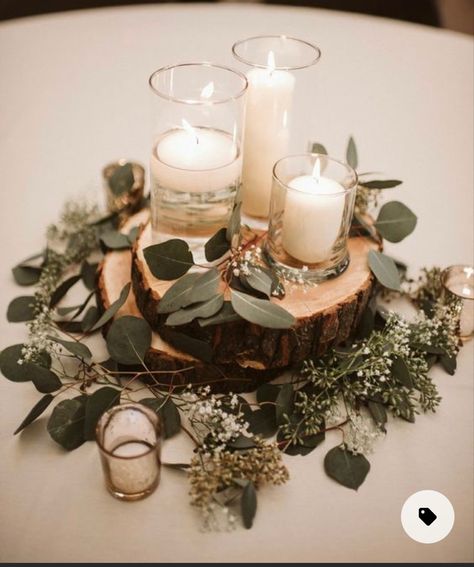 Candles, Wedding Decorations, Diy Wedding Decorations, Wood, Craft Wedding, Green Wedding, Sage Green, Diy Wedding, That Look