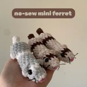 Pattern by BnkCrochet on Ribblr Amigurumi Patterns, Ferret Crochet Pattern, Ferret Crochet, Crochet Ferret, Unique Tools, Free Pattern Crochet, Crochet Free Pattern, Crochet Free, Crochet Project