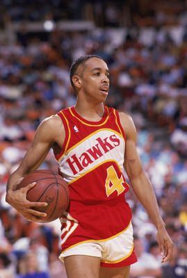 Spud Webb bring the uniforms back! Those where the best! Atlanta Hawks, Spud Webb, Basketball Star, Ncaa Basketball, Sport Icon, Sports Hero, Sports Images, Love And Basketball, Basketball Pictures