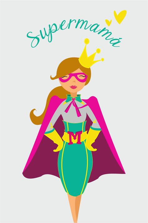 La SUPER mamá Super Mama, Happy Mom Day, Happy Mothers Day Wishes, Mothers Day Decor, Mother Day Wishes, Numbers Preschool, Mom Cards, Fictional Character, Mom Day