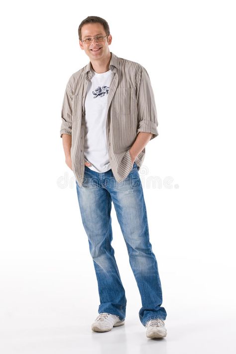 Relaxed man. Man standing in relaxed pose and casual clothing , #SPONSORED, #Man, #standing, #Relaxed, #man, #casual #ad Casual Standing Pose Reference Male, Relaxed Male Pose Reference, Standing Poses Masculine, Person Standing Art Reference, Relaxed Reference Pose, Slouched Standing Pose Reference, Funny Standing Pose, Pose Reference Relaxed, Standing Leaning Pose