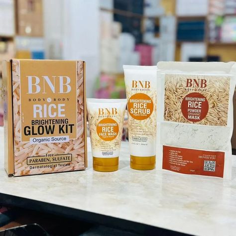 BNB Rice Organic Facial Kit ✅. New stock available for more details text on WhatsApp 03414051434✅ #viralpost #viral #affiliatemarketing #business Organic Mask, Facial Kit, Face Glow, Rice Powder, Organic Facial, Glow Kit, Whatsapp Number, Viral Post, Care Routine