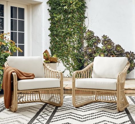 Nest Chair, Chair And Ottoman Set, Chair Side Table, Ottoman Set, Rattan Chair, Rattan Furniture, Lounge Chair Outdoor, Small Furniture, State Of Mind