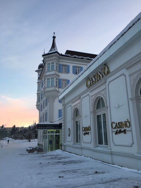 The Casino in St. Moritz Old Money Switzerland, St Moritz Aesthetic, Saint Moritz, Swiss Ski, Dream Trips, Aesthetic Shop, St Moritz, Travel Wishlist, High Society