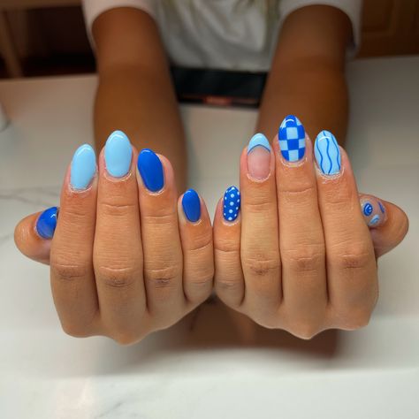 Cowboy Nails, Hippie Nails, Simple Gel Nails, Summery Nails, May Nails, Acylic Nails, Casual Nails, Simple Acrylic Nails, Cute Gel Nails