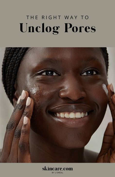 How to Unclog Pores Open Pores On Face, Get Rid Of Pores, Big Pores, Oily Skin Remedy, Nose Pores, Skincare For Oily Skin, Pimples On Face, Face Pores, Natural Acne Remedies