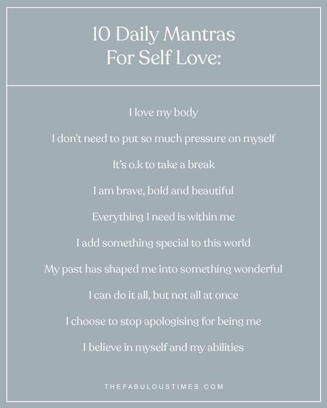 Todays Mantra Inspiration, Mantras For Love, Self Love Meditation Quotes, Mantra For Self Love, Daily Mantra Mindfulness, Mantras For Studying, Good Mantras, Yoga Mantras Quotes, Self Care Mantras