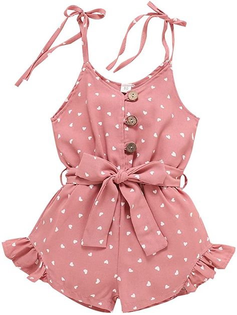 Summer Girl Outfits, Cute Toddler Girl Outfits, Unique Baby Girl Clothes, Toddler Girl Clothes, Baby Pattern, Toddler Girl Summer, Baby Summer, Halter Romper