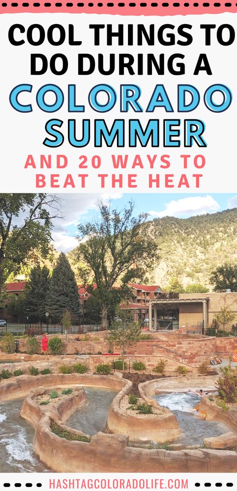 20 Things to Do During Your Colorado Summer Vacation and Ways to Stay Cool and Beat the Heat. #coloradosummer #coloradovacation Best Colorado Summer Vacations, Colorado Honeymoon Summer, Colorado Resorts Summer, Colorado Summer Bucket List, Colorado Must Do, Things To Do In Colorado Summer, Colorado Family Vacation Summer, Colorado Day Trips, Denver Colorado Things To Do Summer