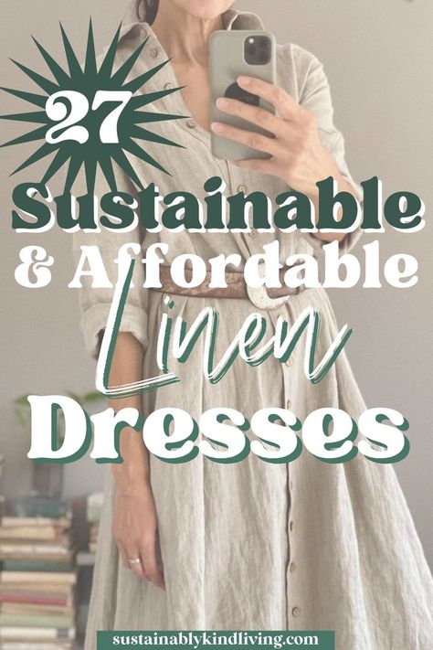 Linen Dress Outfit Ideas, Affordable Linen Clothing, Flax Clothing For Women, Feminine Linen Dress, Mom Dresses Casual, Linen Dresses Sewing Patterns, Natural Fibre Clothing, Cotton Linen Dresses Pattern, 100% Cotton Clothing