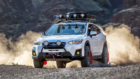 We’ve been watching the overland trend – kitting out cars for camping safaris – build a lot of momentum in 2019. A sidebar to that has been the rising popularity of Subarus as adventure vehicles. I mean, why not. But also, it’s kind of funny. Subaru Outback Overland, Subaru Forester Off Road, Subaru Overland, Subaru Crosstrek Accessories, Blue Subaru, Subaru Outback Offroad, Lifted Subaru, Colin Mcrae, Grill Guard