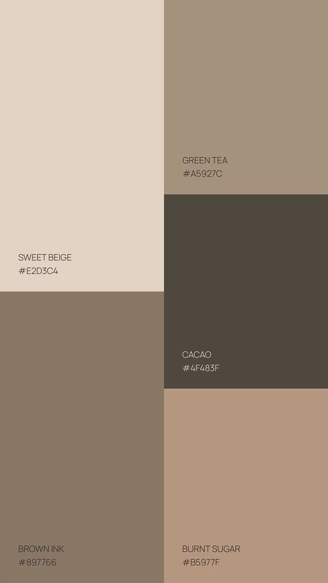 보고서 디자인, Beige Color Palette, Hex Color Palette, Color Design Inspiration, House Color Palettes, Brown Color Palette, Color Schemes Colour Palettes, Brand Color Palette, Color Palette Design