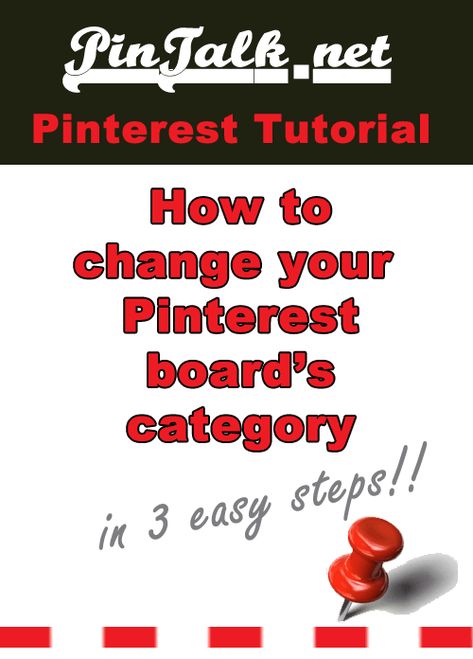 How to change your Pinterest board's category in 3 steps! - Pinterest Tutorials PinTalk.net Grow Pinterest Followers, Tech Knowledge, Pinterest Tutorial, Pinterest Board Names, Pinterest Tutorials, Pinterest Guide, Learn Pinterest, Mosquito Trap, Pinterest Hacks