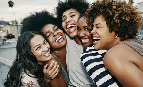 What Is Black Sisterhood, You Ask? Why It's The Unshakeable Bond That Keeps Us Going Sister Circle, Different Types Of People, Women Laughing, Unmarried Women, Behavioral Science, Middle Aged Women, Skin Care Kit, The Right Man, Celebrity Moms