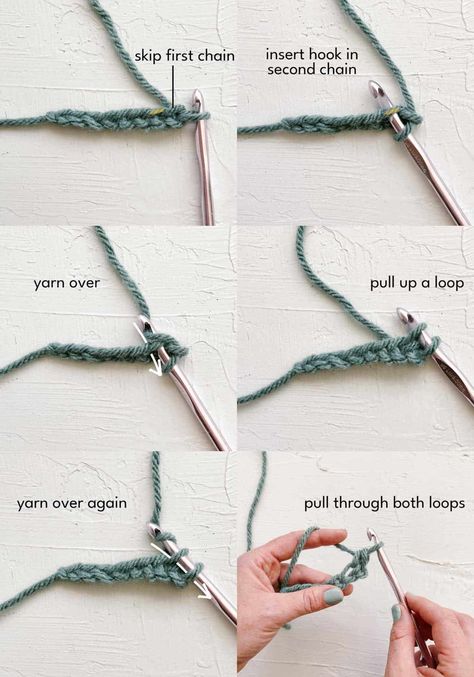 How To Start A Blanket Crochet, How To Start A New Line In Crochet, How To Crochet Single Stitch, How To Crochet A Single Crochet, Crochet How To Beginners Step By Step, What Do You Need To Start Crocheting, How To Croquet For Beginners, Beginner Single Stitch Crochet Projects, Learn How To Crochet Step By Step