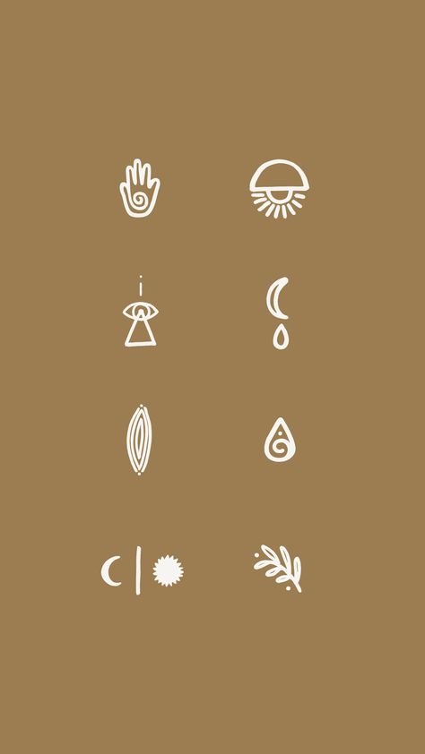 Balance Icon Design, Nature Elements Symbols, Symbols Of Nature, Sensory Illustration, Earthy Symbols, Grounded Symbol, Graphic Elements Branding, Calm Symbol, Natural Branding Design