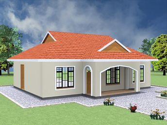 Simple 2 Bedroom House Plans, 2 Bedroom Design, Two Bedroom Bungalow, Two Bedroom House Design, 2 Bedroom House Design, Small Modern House Plans, Bungalow Style House, Three Bedroom House Plan, Bungalow Style House Plans