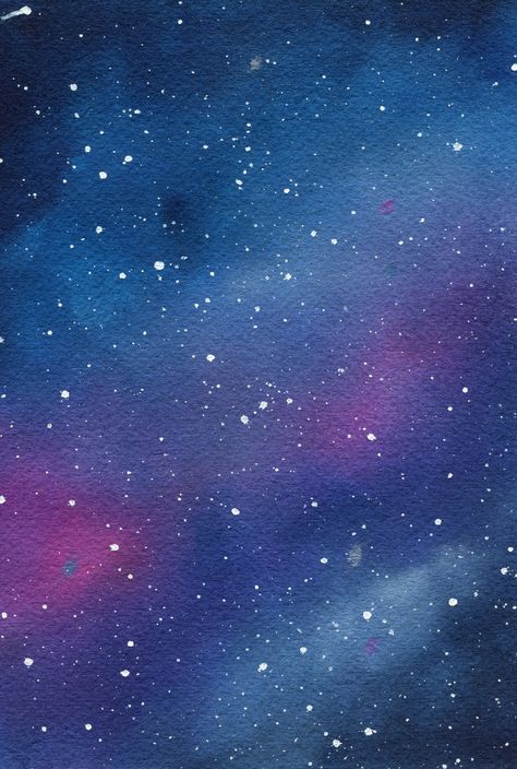 Galaxy original watercolor painting, set of 4 nebula artwork Drawing A Galaxy, Space Background Painting, Watercolor Outer Space, Galaxy Painting Easy Watercolor, Water Colour Galaxy, Galaxy Color Scheme, Star Watercolor Painting, Watercolor Space Art, Paintings Of Space