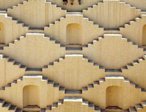 India Diaries on Instagram: “Like embroidery.  Pic Credits-@brishtibiswas  #stepwell #jaipur #pinkcity #jaipurdiaries #jaipurcity #symmetry #architecture #rajasthan…” Jaipur, India, Architecture, Jodhpur, Embroidery, Pink, Symmetry Architecture, Oasis, Desi