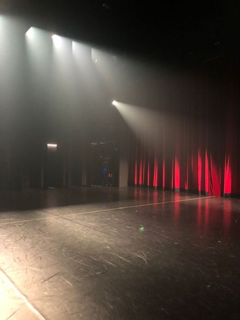 Dance Aesthetic Stage, Stage Dance Aesthetic, Being On Stage Aesthetic, Stage Astetic, Contemporary Dance Aesthetic Wallpaper, Theatre Backstage Aesthetic, Stage Aesthetic Theatre, Ballet Stage Aesthetic, Improv Aesthetic