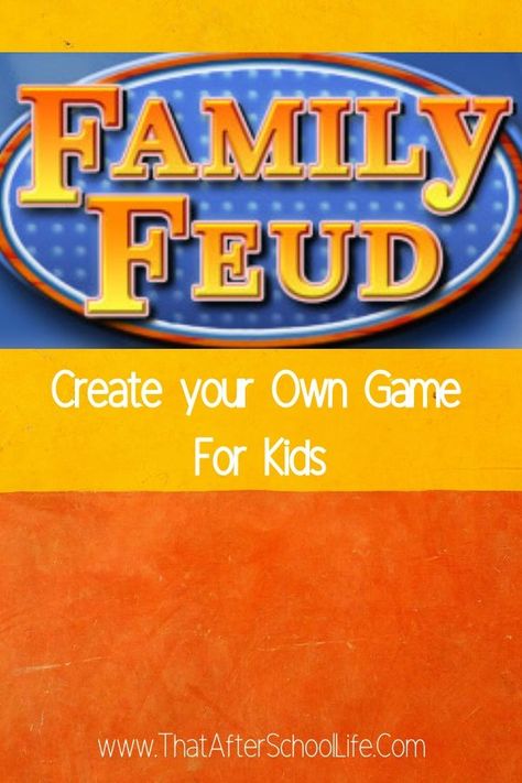 Family Feud is a teamwork game that requires people to support one another.  Creating a Family Fued game for kids will build community and foster a community of respect.Learn how to create your own customizable family feud game for kids.  Perfect for the classroom or After School Programs with this step by step guide. How To Make A Family Feud Game Board, Family Feud Template Free, Family Feud Diy, Diy Family Feud Game Board, Family Fued Game Diy Board, Bible Family Feud, Family Feud Game Questions, Family Feud Template, After School Programs