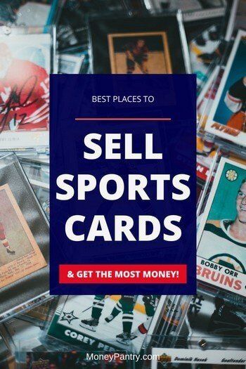 Here are the best places to sell sports cards near you or online for cash... Sports Card Collecting, Sports Cards Collection, Golf Cards, Soccer Cards, Where To Sell, Purchase Card, Money Frugal, Thrifty Living, Money Hacks