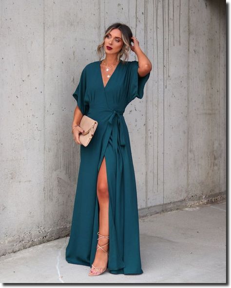 Teal Boho Dress, Teal Wedding Guest Dress, Teal Dress Accessories, April Wedding Guest Outfit, April Wedding Guest Dress, Teal Dress Long, Teal Long Dress, Teal Dress Outfit, March Wedding Guest Outfit